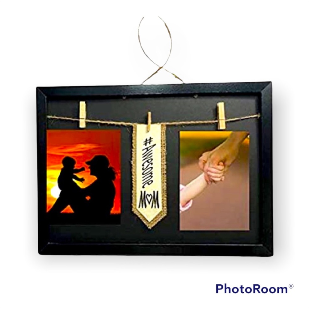 🖤  COUNTRY CHIC CLOTHESPIN PICTURE FRAME 🖤